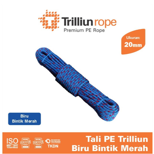 TALI TAMPAR PE 20MM ECERAN TRILLIUN ROPE