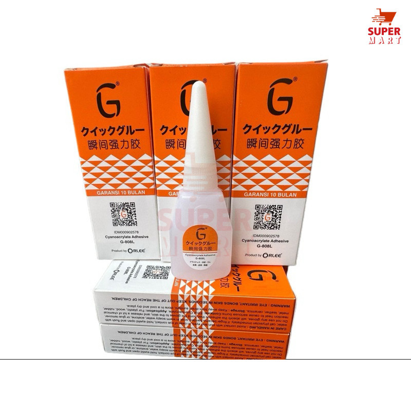 

Supermart Surabaya Lem G Korea Lem Super Kuat Ori Cair Super Glue Cepat Kering - SS