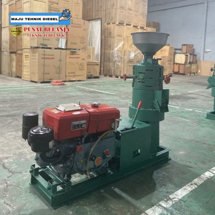 MESIN GILING SORGUM JAGUNG MAHKOTA SORGUM MILL MSM - 200 F + Engine r180 8Hp