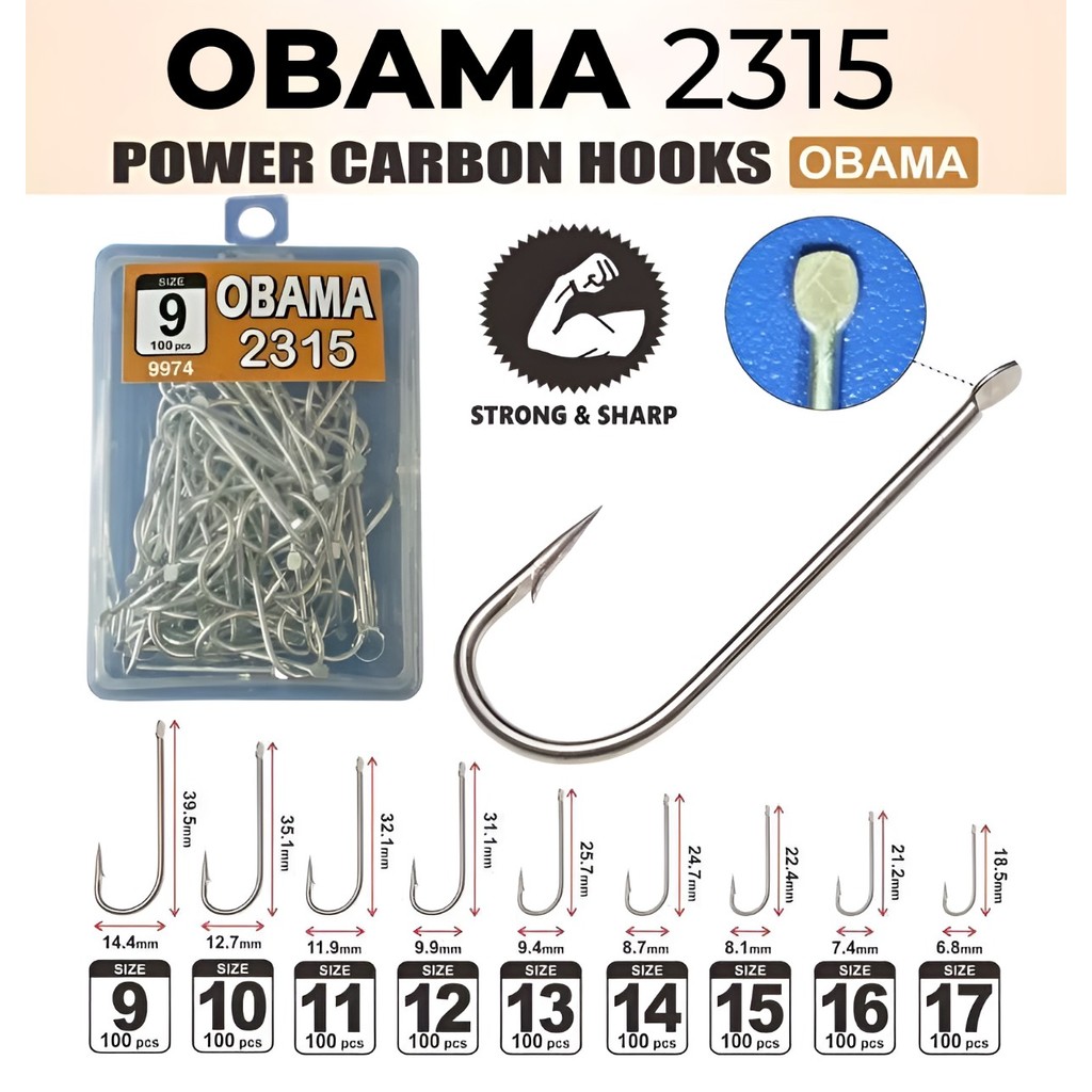 MATA KAIL OBAMA 2315 POWER CARBON HOOKS