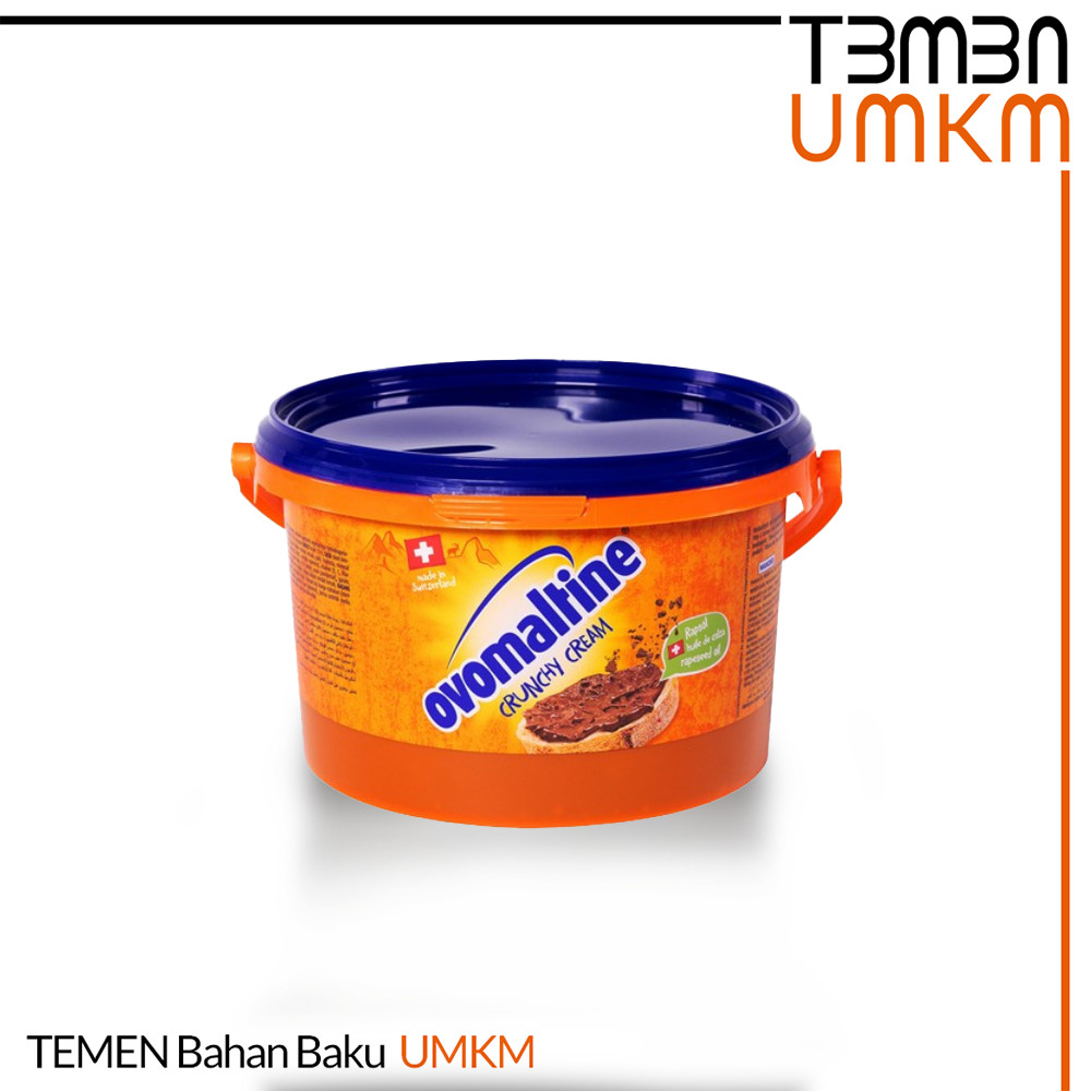 

Ovomaltine Crunchy Cream 2.5kg - Selai Cokelat Malt Dengan Crunchy Bits