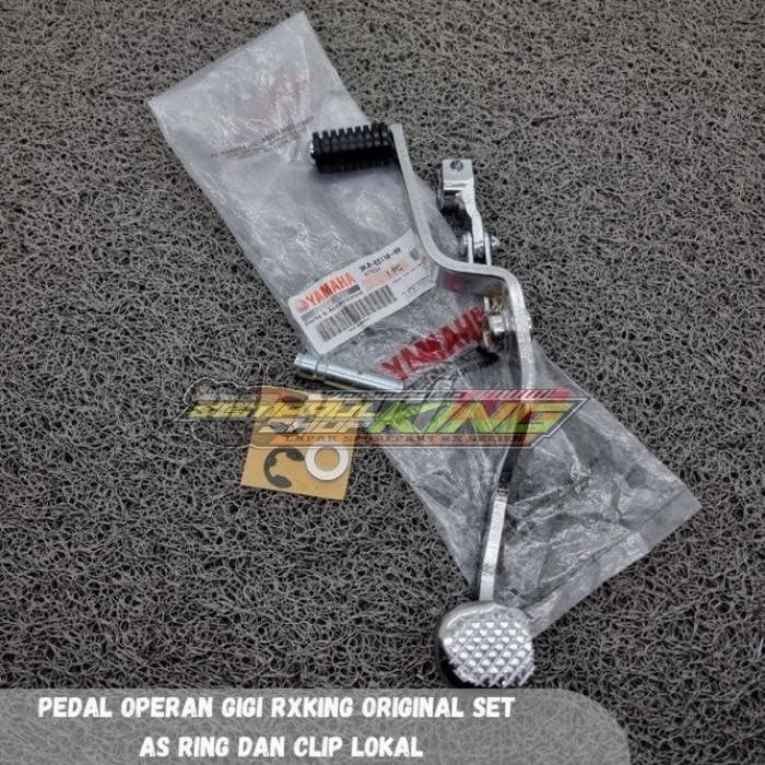 Pedal Operan Gigi Perseneling Rx king Original Full Set As exel Dan klip Motorcycle
