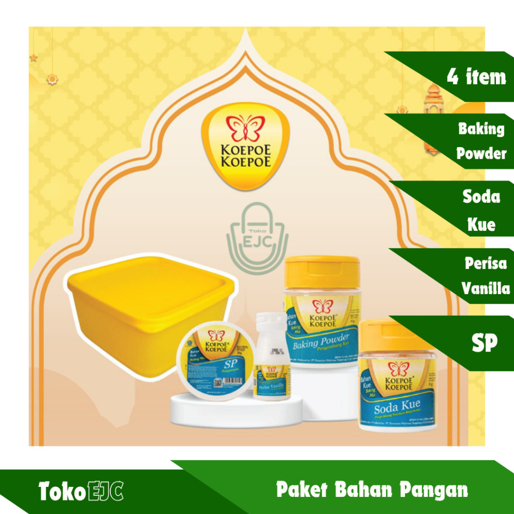 

[EJC] Koepoe koepoe paket bahan pangan 4 item free lunch box