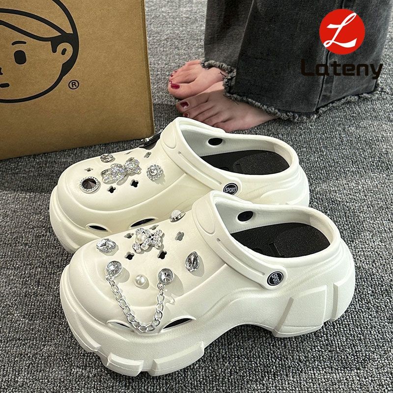 Lateny Sandal Baim EVA Rubber Wanita Import Sandal Fuji Bahan Rubber 3D Anti Slip
