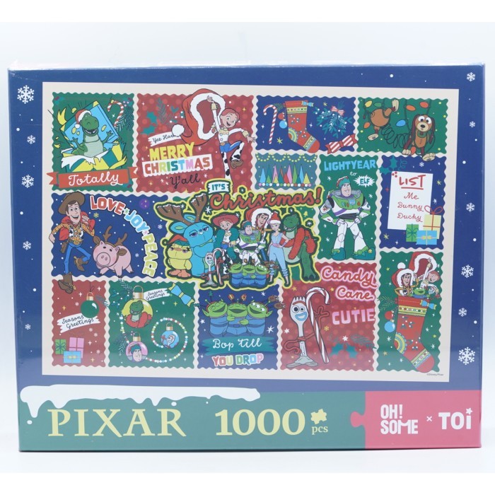 Toy Story Pixar Puzzle Christmas Character Buzz Lightyear Woody Rex Slinky Forky Jessie Bunny Ducky 