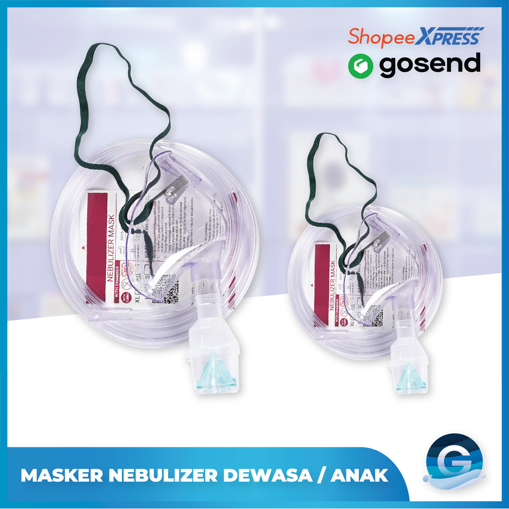 Masker Nebulizer Dewasa Anak Bayi
