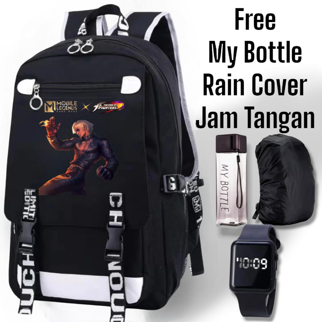 TAS SEKOLAH ANAK SD LAKI LAKI PEREMPUAN MOBILE LEGEND SKIN KOF TERBARU