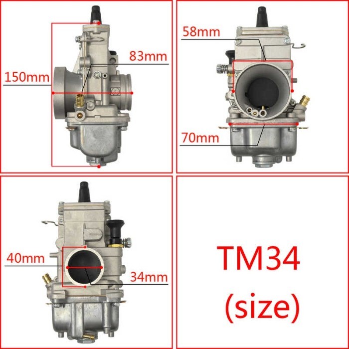 KARBURATOR MIKUNI TM TM28 TM32 TM34 TM24 TM30 TMX 24 28 30 32 34 - TM 34