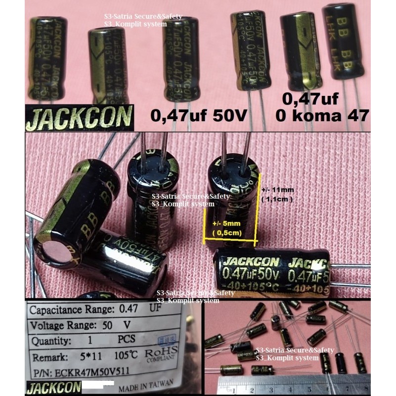 Elko 0,47uf 50V elco 0.47uf 0.47 0,47 uf 50 v 0.47uf50V 50V0.47uf