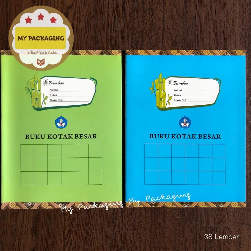 Alat Tulis - Buku kotak besar 1.5 cm - 30 lembar harga per pack isi 10 buku