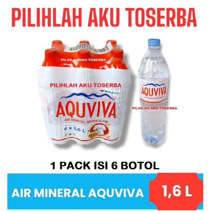 

AQUVIVA Air Mineral Botol Pet 1.600 ml - ( HARGA 1 PACK )