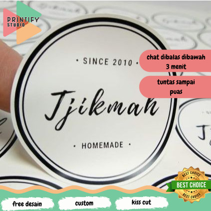 

Printify Print & Cut Sticker A3+ Cetak Kiss Cut Stiker Label Vinyl Doff/Glosy Tahan Air