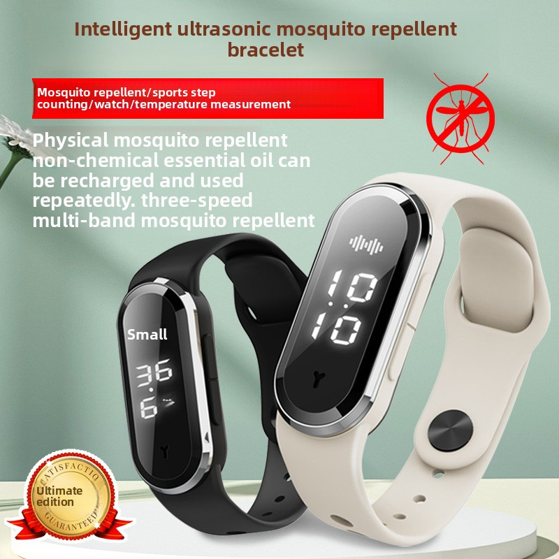 Gelang Ultrasonik Pengusir Nyamuk untuk Anak dan Dewasa, Gelang Anti Nyamuk Outdoor, Gantungan Pengu