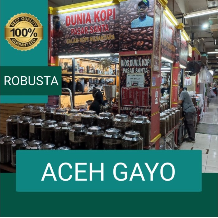 

Kopi Robusta Aceh Gayo 500 gram - Biji