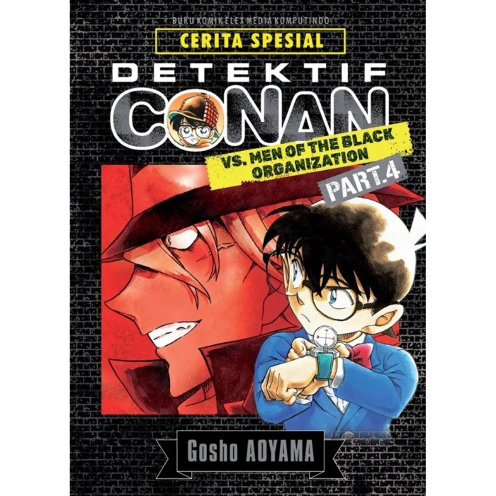 cerita spesial detektif conan vs men of the black organization part 4 Anime Komik Manga