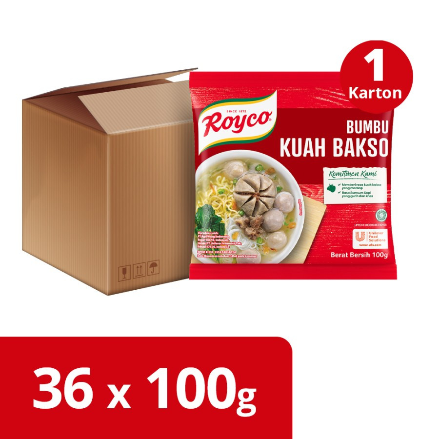 

Royco Kuah Bakso 100G 1 Karton