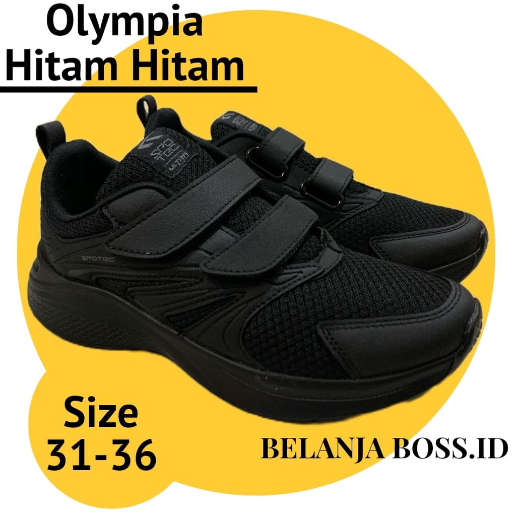 Spotec Olympia Velcro JR Sepatu Sneakers Ukuran 31-36