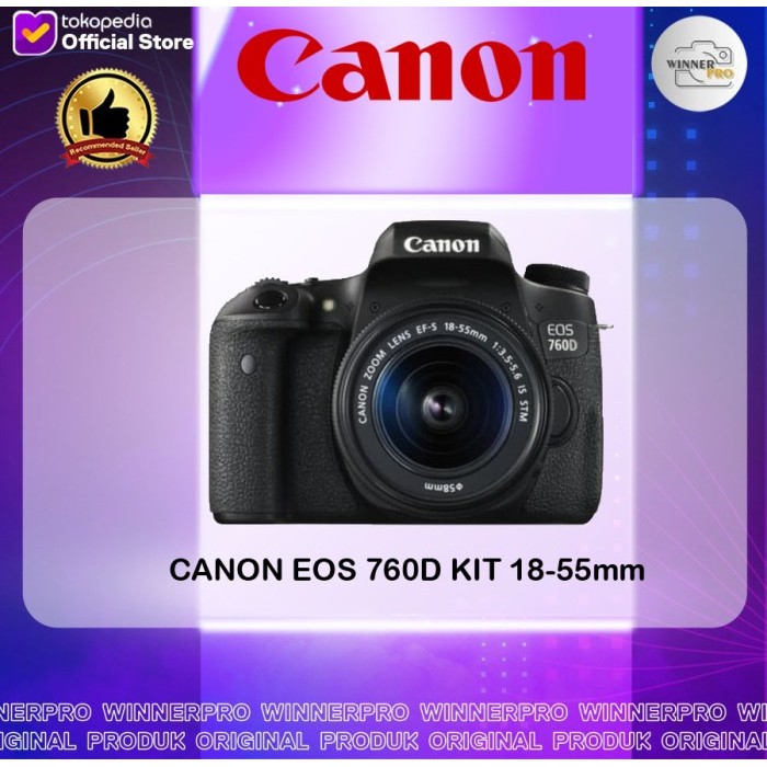 KAMERA CANON EOS 760D KIT 18-55 STM