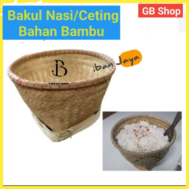 Bakul Nasi murah, ceting nasi murah Bakul bambu murah Best Seller
