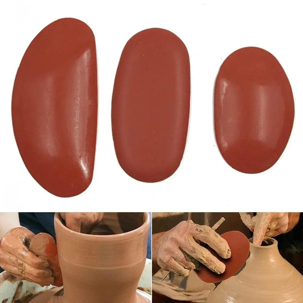 

3 Pieces/set Tools Ceramics & Pottery Rubber Scraper Polymer Clay Cutters Ceramic Mud Ribs Soft DIY Sculpture Artist Arts Crafts
