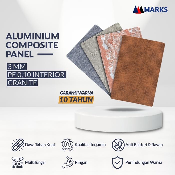 Marks OL ACP Panel – Brown Granite 3mm PE