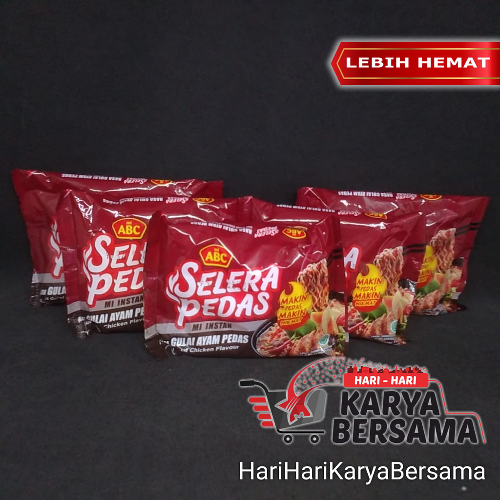 

MAKANAN MIE INSTAN MI ABC SELERA PEDAS GULAI AYAM PACK 5'S X 70GR