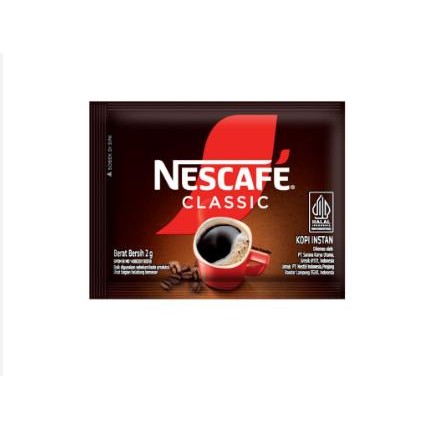 Nescafe Classic Sachet 2gr / 1 pack isi 60 sachet