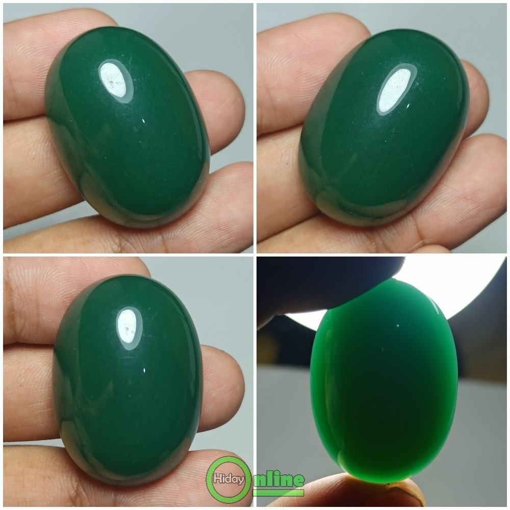 BATU AKIK BACIN HIJAU CINCAU TEMBUS SENTER JUMBO