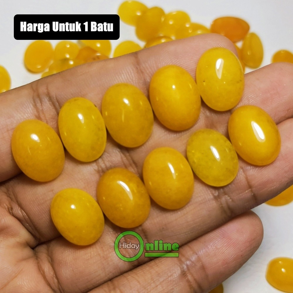 BATU AKIK GIOK KUNING ASLI NATURAL QUARTZ
