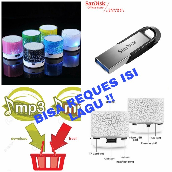 flashdisk sandisk ultraflair 32gb sudah isi lagu mp3/mp4 bisa reques