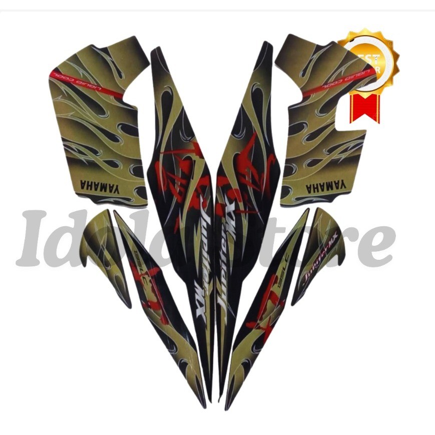 Stiker Striping Motor Yamaha Jupiter MX 2008 Gold Lis Les Body Jupiter MX 2008 Terbaik