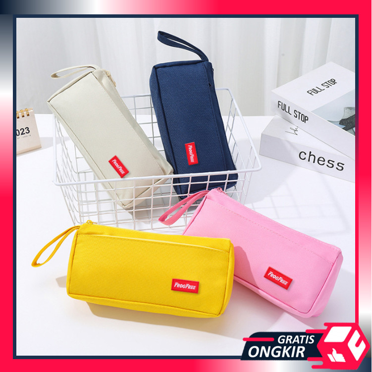 

Gratis Ongkir - S6454 Kotak Pensil Zipper Portabel / Tempat Alat Tulis Kapasitas Besar