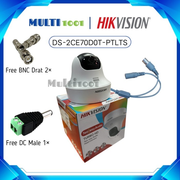 DS-2CE70D0T-PTLTS 2MP HIKVISION Two-Way Audio Fixed PT Camera