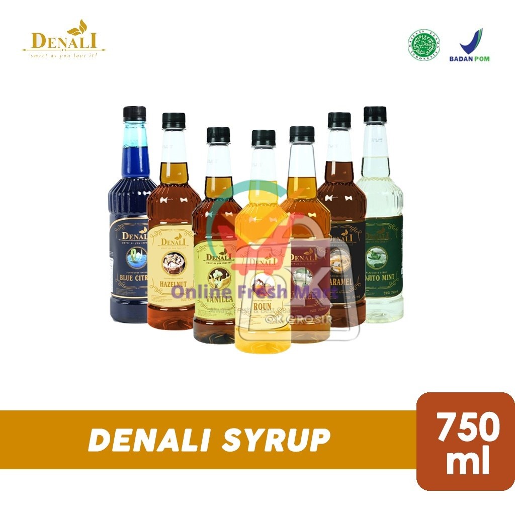 

Syrup Denali / Syrup Flavours (Botol Plastik 750ml) - Online Fresh Mart Denpasar