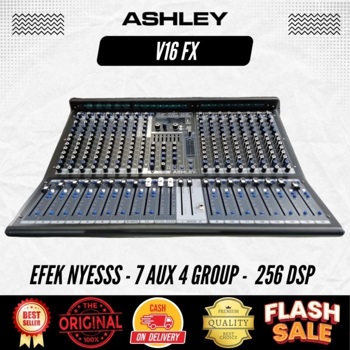 Mixer 16 Channel Ashley V16FX