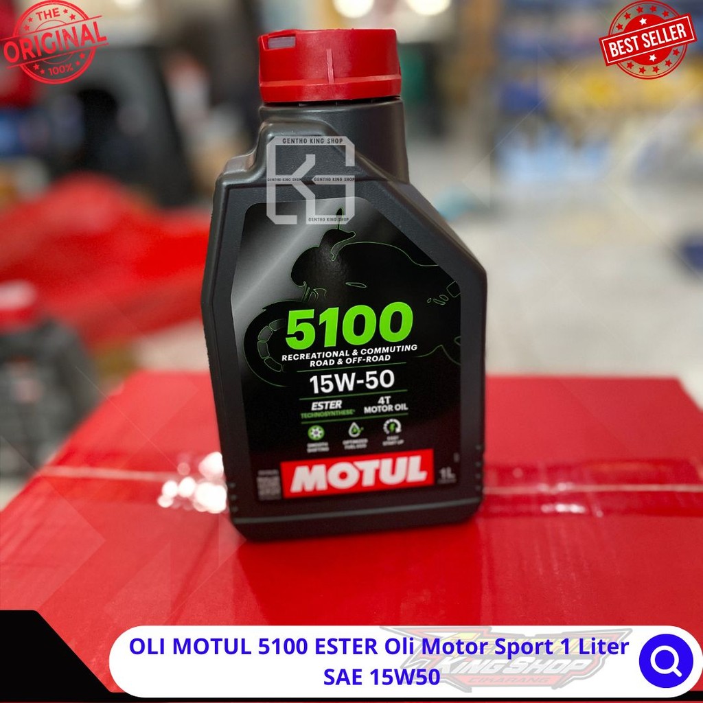 OLI MOTUL 5100 ESTER Oli Motor Sport 1 Liter  SAE 15W50