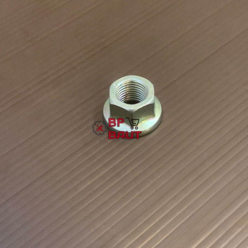 MUR RODA BELAKANG SUZUKI SATRI/MUR RODA FLANGE NUTM12 BAUT DRAT 12ML KUNCI 17 ORIGINAL