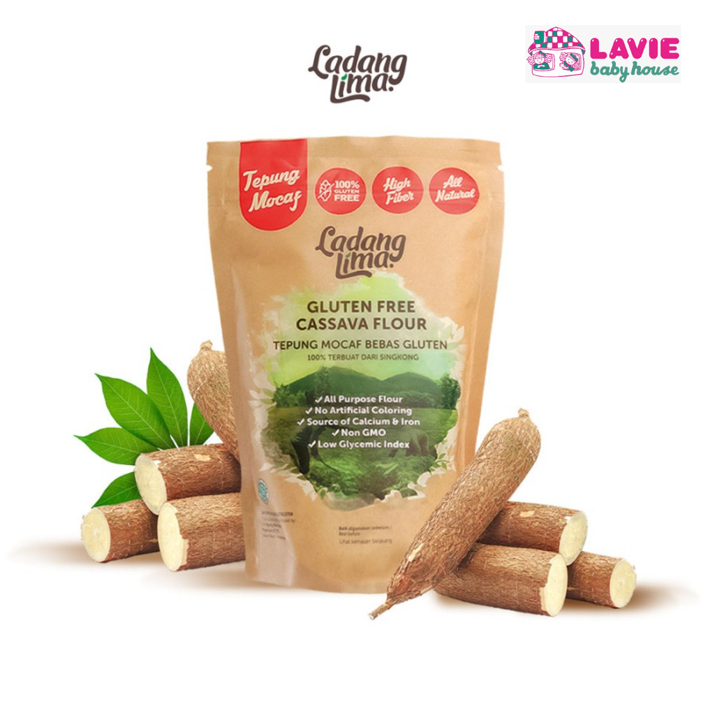 

LADANG LIMA Tepung Mocaf APF 500g - Tepung Singkong Gluten Free