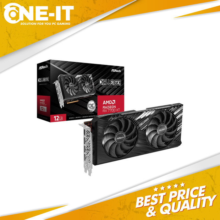 ASROCK AMD RADEON RX 7700 XT CHALLENGER OC 12GB GDDR6