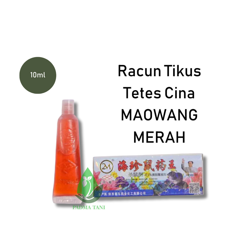 Racun Tikus Tetes Cina MAO WANG isi 10 ml merah