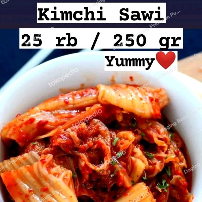 

✨TERLARIS -kimchi halal 250gr