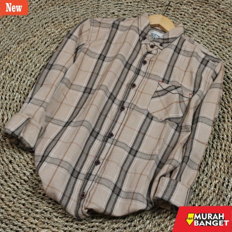 kemeja kotak kotak cowok kemeja flanel unisek flanel kotak distro indonesia