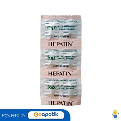 Hepatin Strip Isi 6 Kaplet