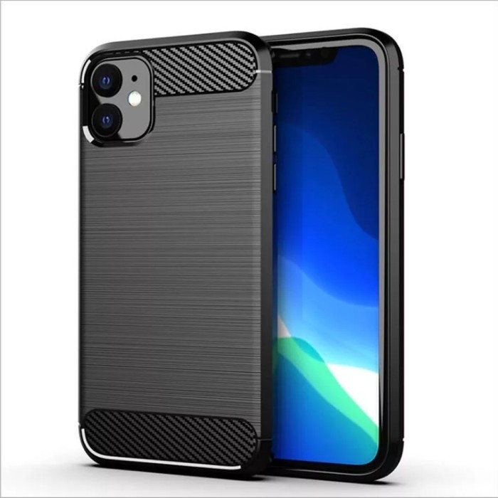 CASE IPHONE 11 biasa CASE CARBON RUGGED ARMOR ANTI SHOCKPROOF
