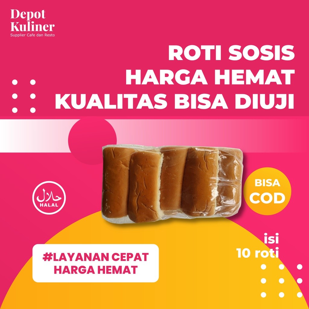 

MURAH DAN MANTAP, Jual Roti Hotdog Sosis Ekonomis di Medan Isi 8 Pcs