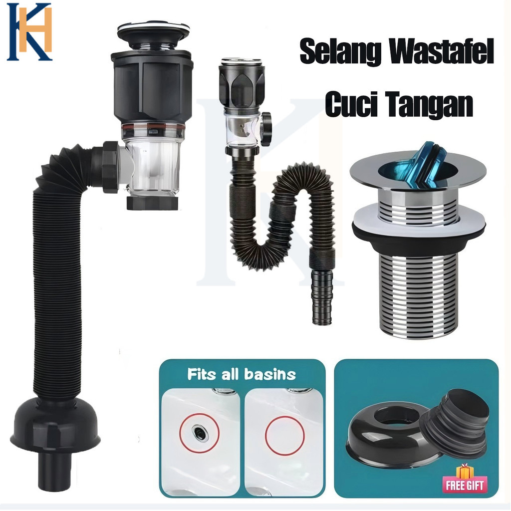 Sifon Wastafel Sifon Botol Selang Tarik Siphon Selang Angsa Flexible Wastafel/wastafel cuci piring/w