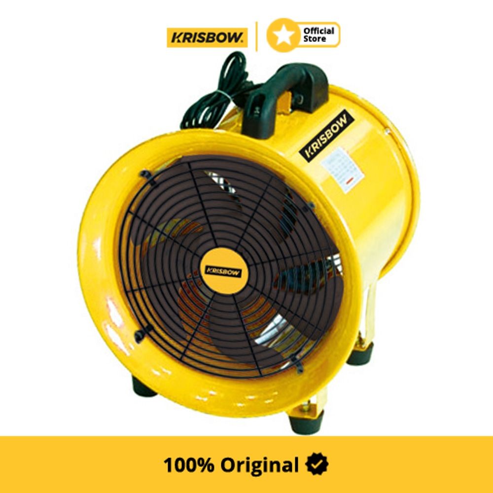 Krisbow 12 inci Blower Ventilator Industrial - Kuning
