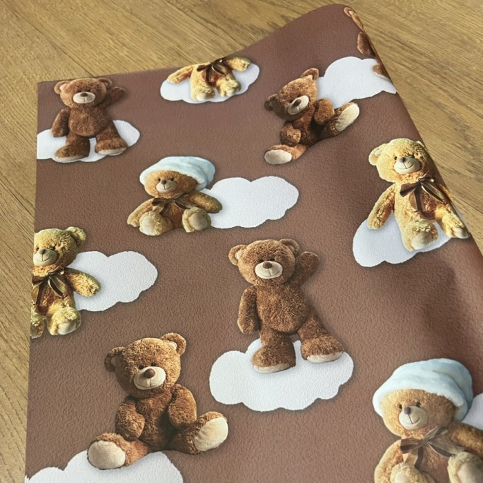 

Kertas kado cute bear cokelat