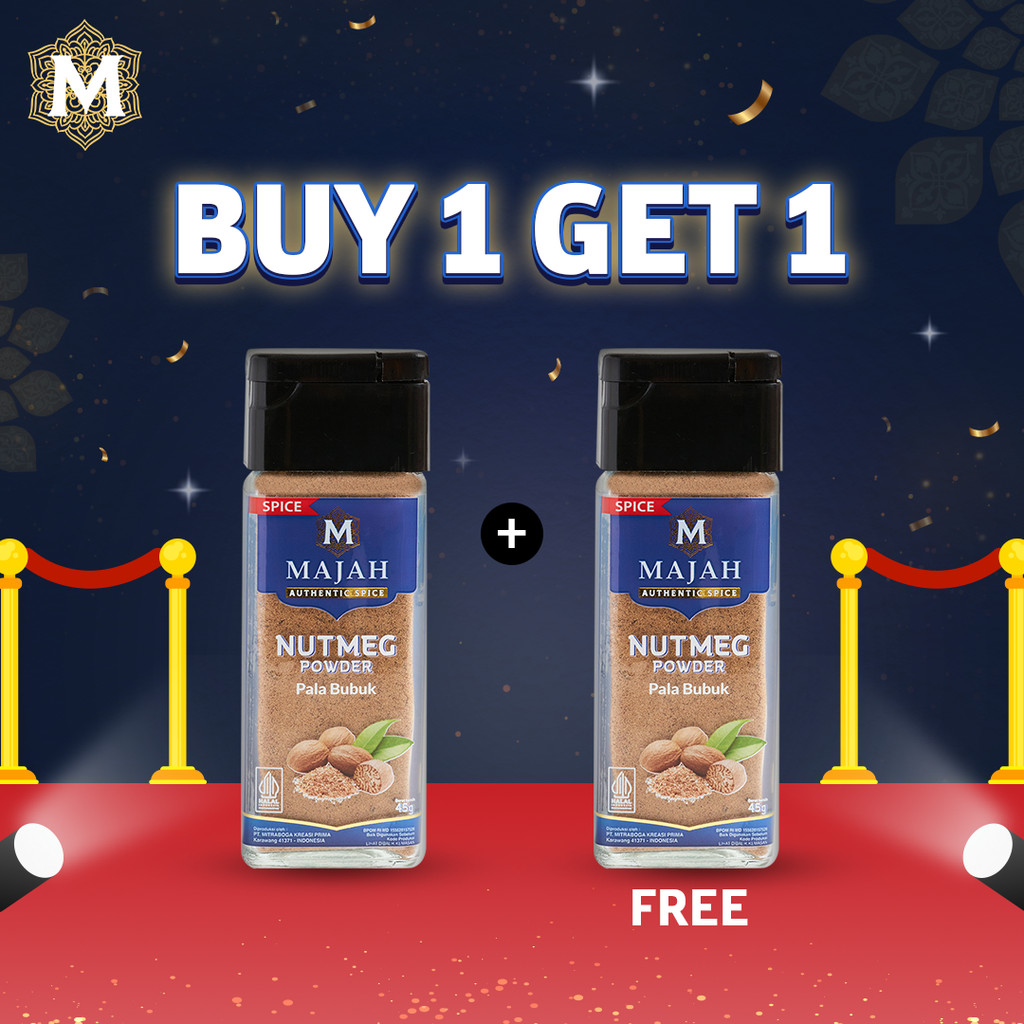 

BUY 1 GET 1 - MAJAH - Pala Bubuk 45g