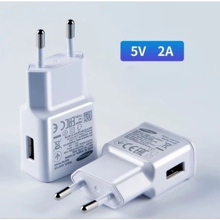 Adaptor Samsung S4 Putih / Batok Samsung S4 / Kepala Cas Casan Samsung Galaxy / Batok Cas Charger 2A